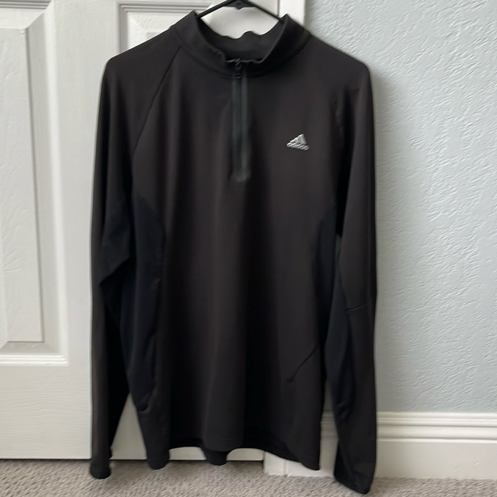 Men’s Adidas Black Quarter Zip